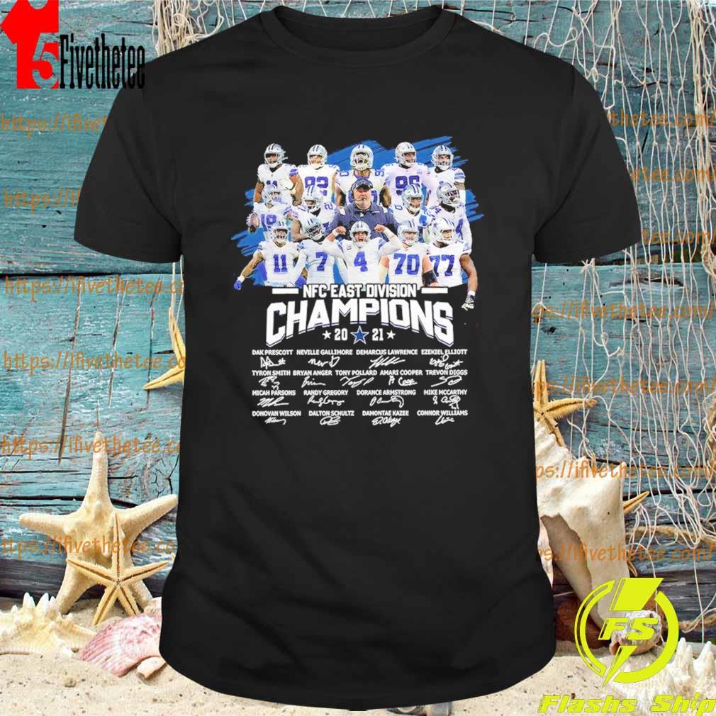 Dallas Cowboys Nfc East Champions 2021 shirt,Sweater, Hoodie, And Long  Sleeved, Ladies, Tank Top