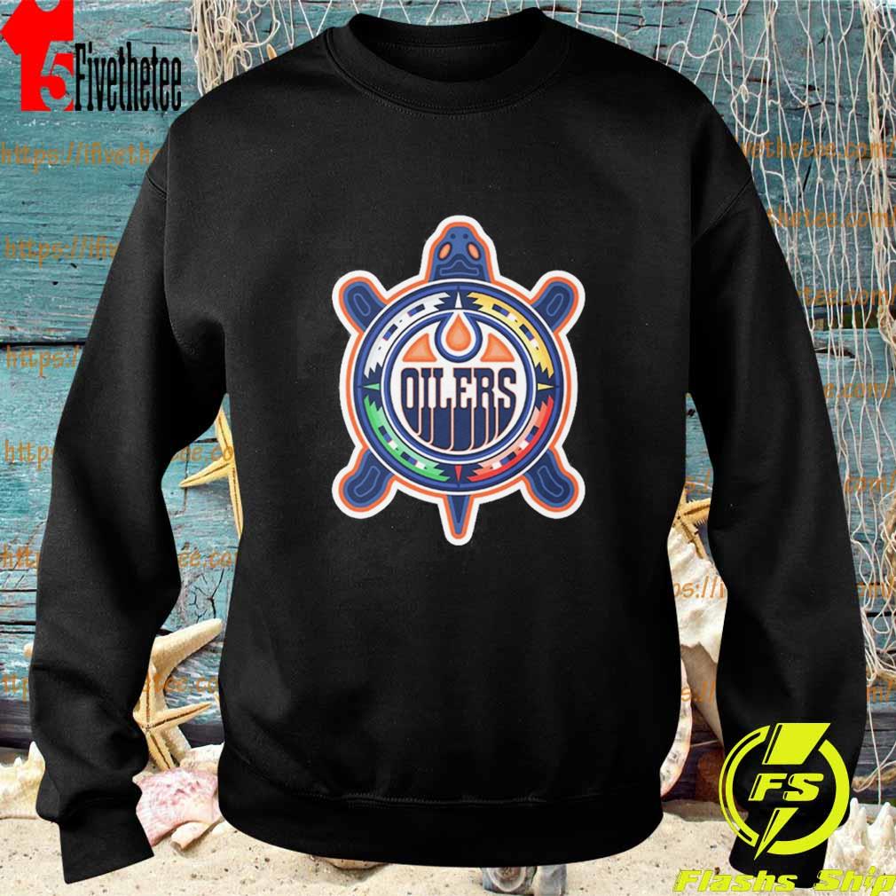 Edmonton Oilers Turtle Island logo T-shirt, long sleeve, hoodie - Bluecat