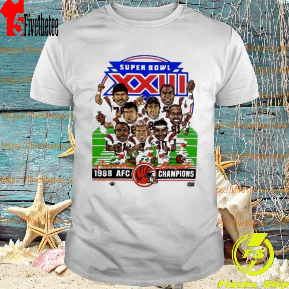Super Bowl XXIII Cincinnati Bengals 1988 AFC Champions shirt