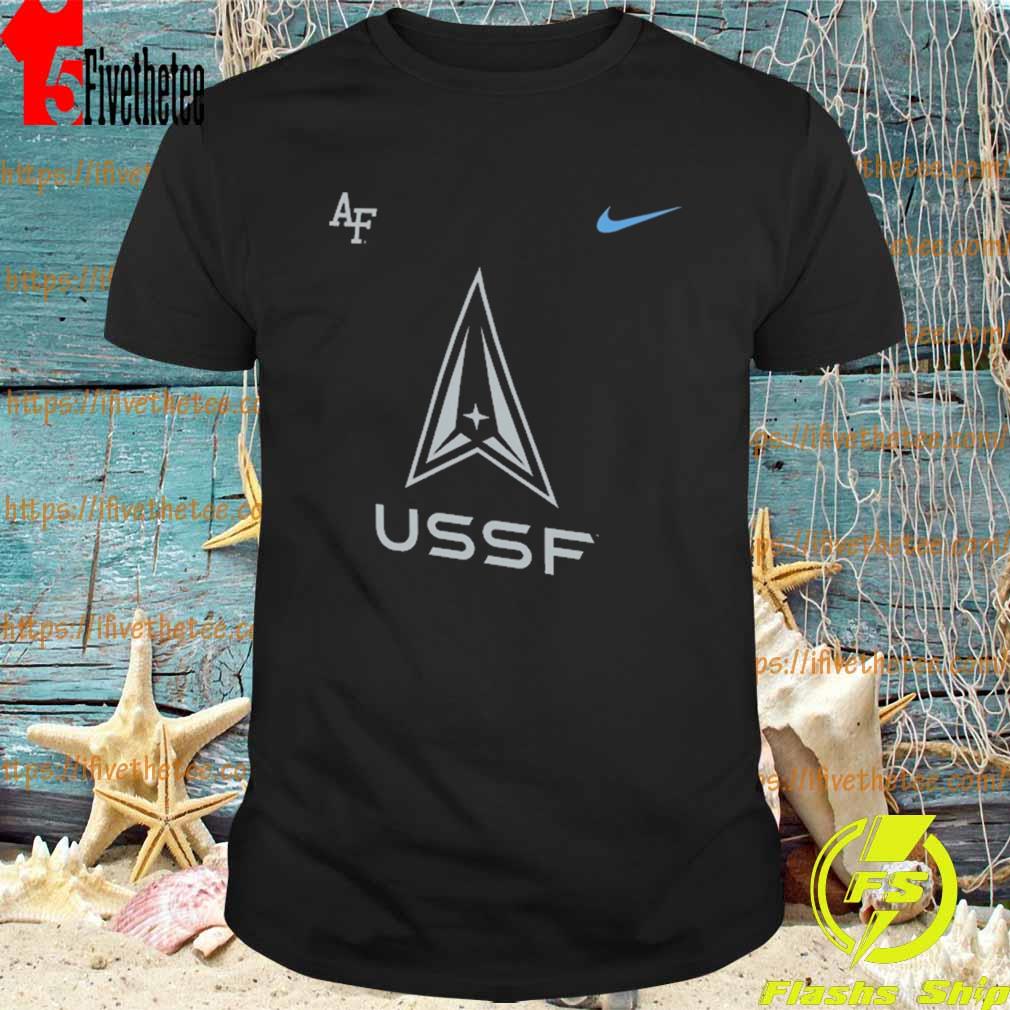 Air Force Falcons Nike Space Force Rivalry Logo Core T-Shirt