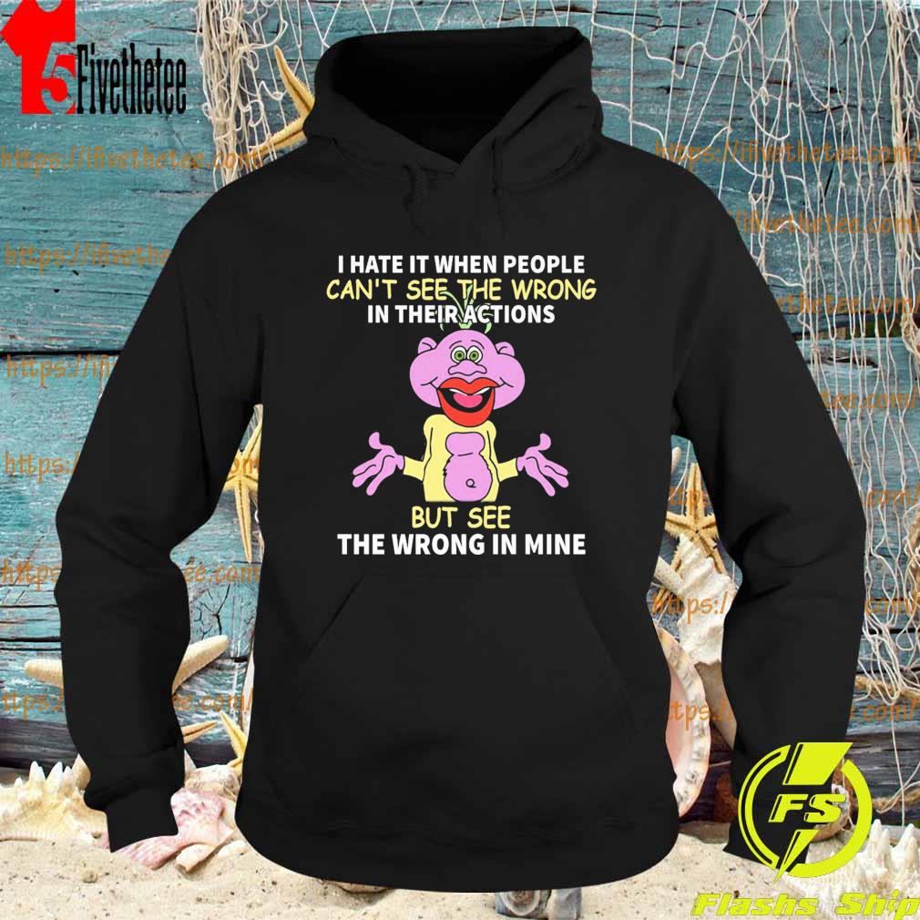 Peanut Jeff Dunham I hate it when people can't see the wrong in their actions but see the wrong in mine s Hoodie