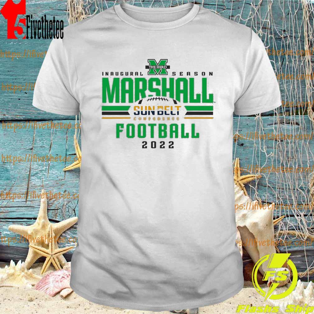 Marshall University Inaugural Sun Belt Conference 2022 Football Season shirt