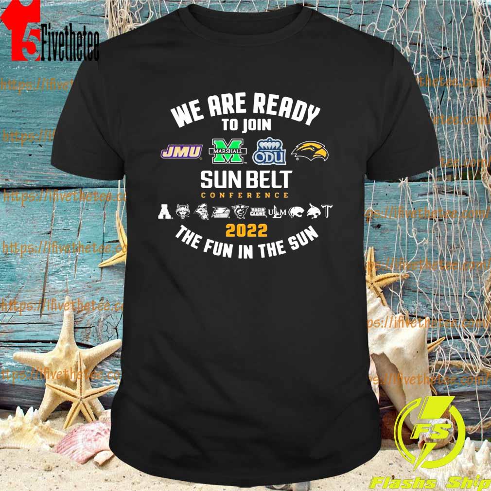 Marshall University Sun Belt Football Conference 2022 Fun in the Sun T-Shirt