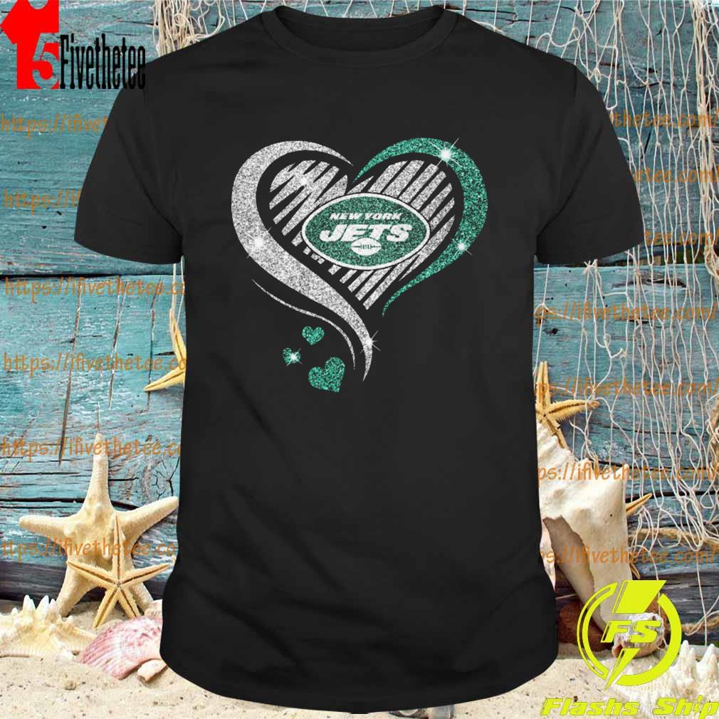 New York Jets football Heart Diamond shirt