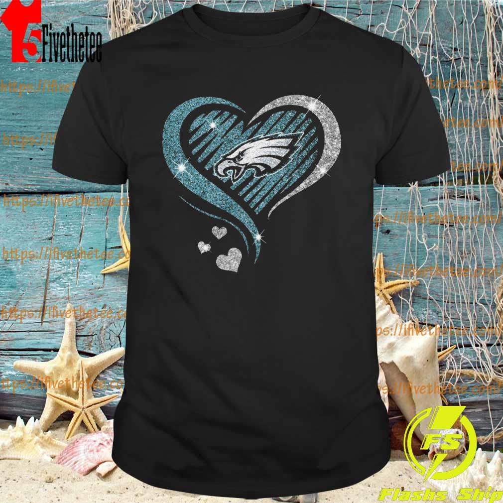Philadelphia Eagles football Heart Diamond shirt