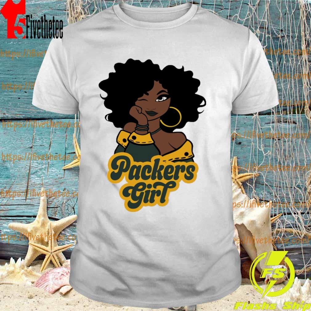 Green Bay Packers football Black Girl 2022 shirt