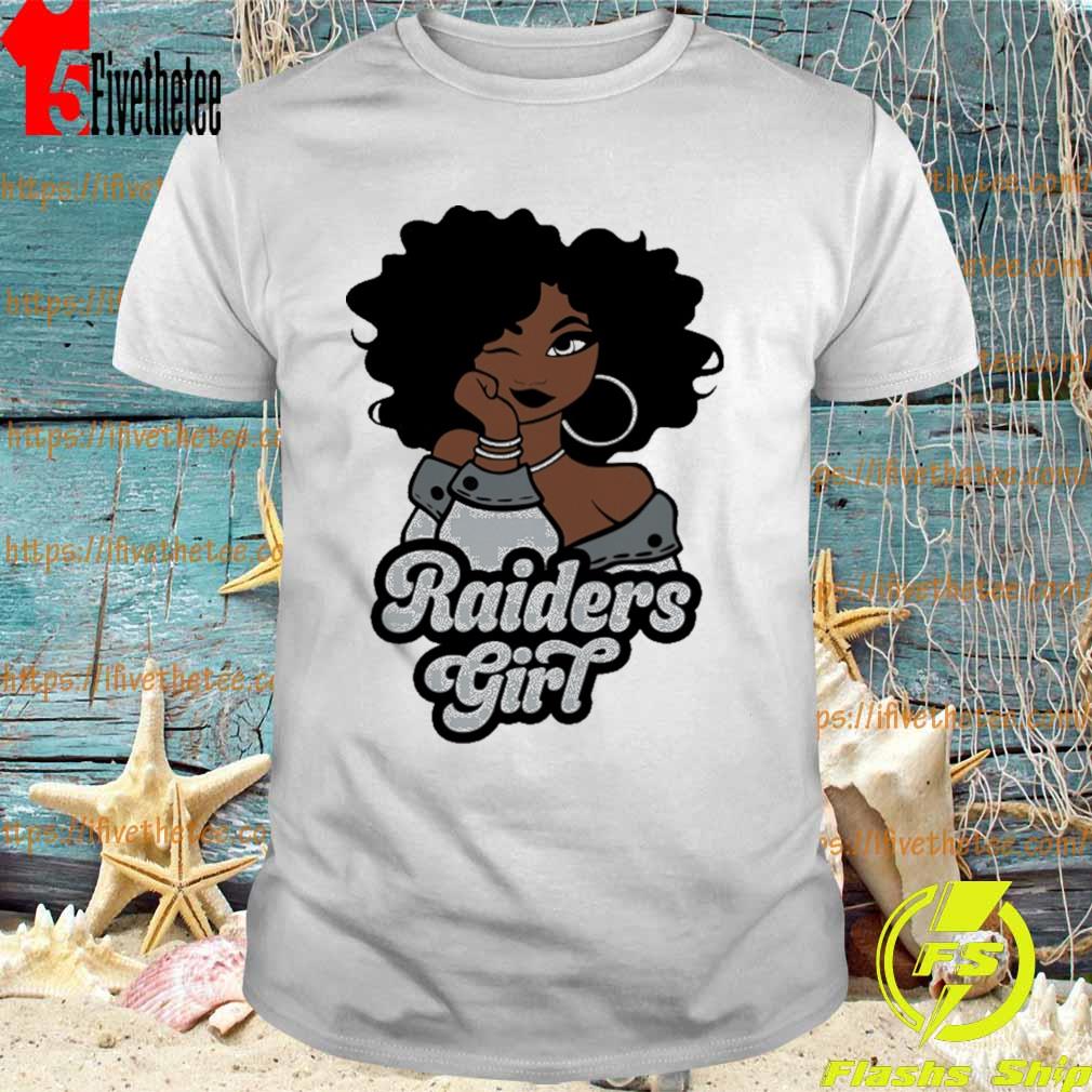 Las Vegas Raiders football Black Girl 2022 shirt