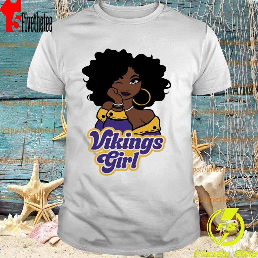 Minnesota Vikings football Black Girl 2022 shirt
