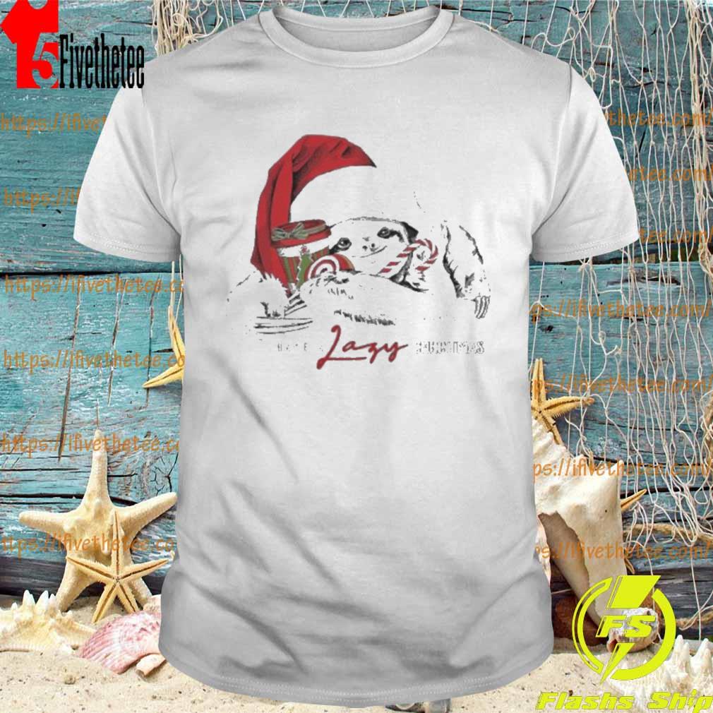 Santa Hat Sloth have a Lazy Christmas 2022 Sweater