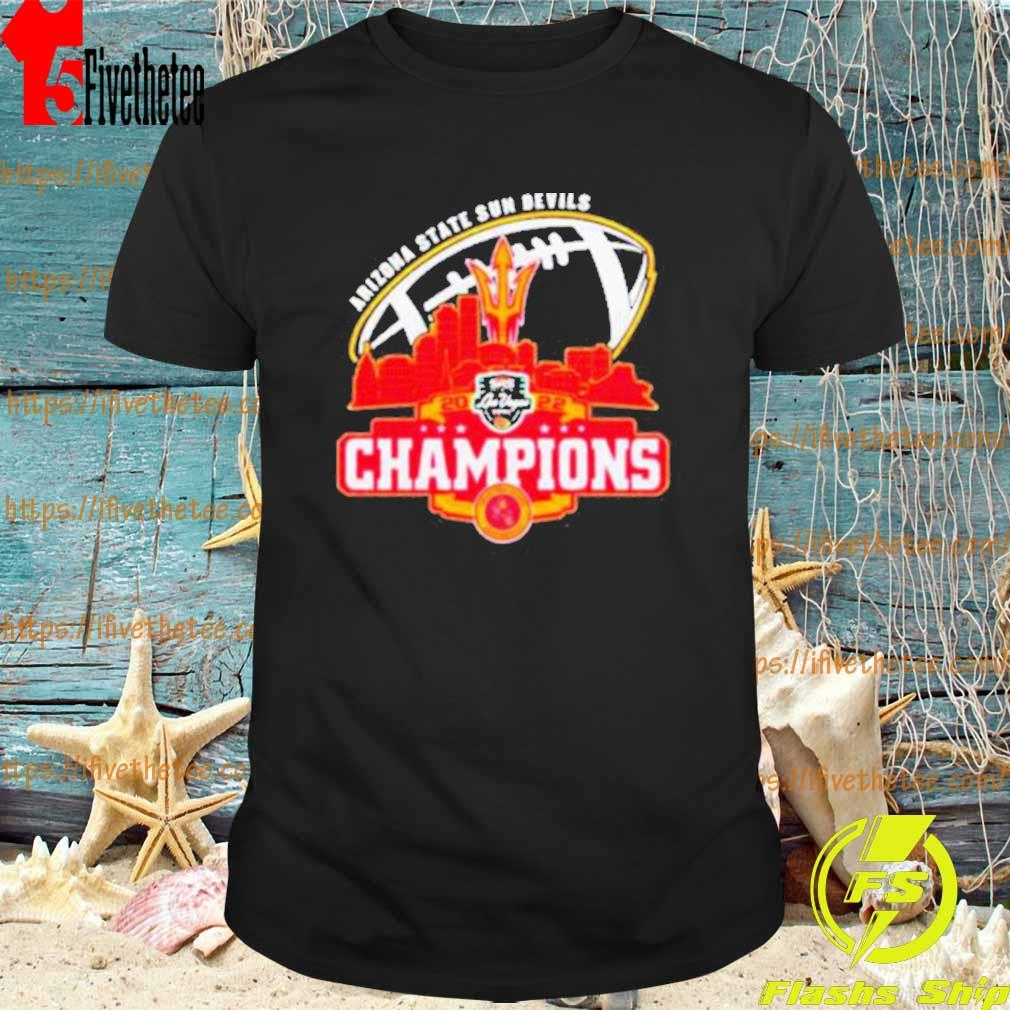 Arizona State Sun Devils Logo Dukes Bowl City 2022 Champions Shirt