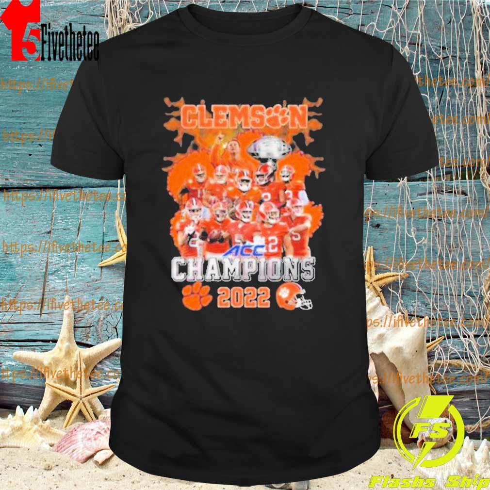 Clemson Tigers Acc Football Conference Champions 2022 Shirt
