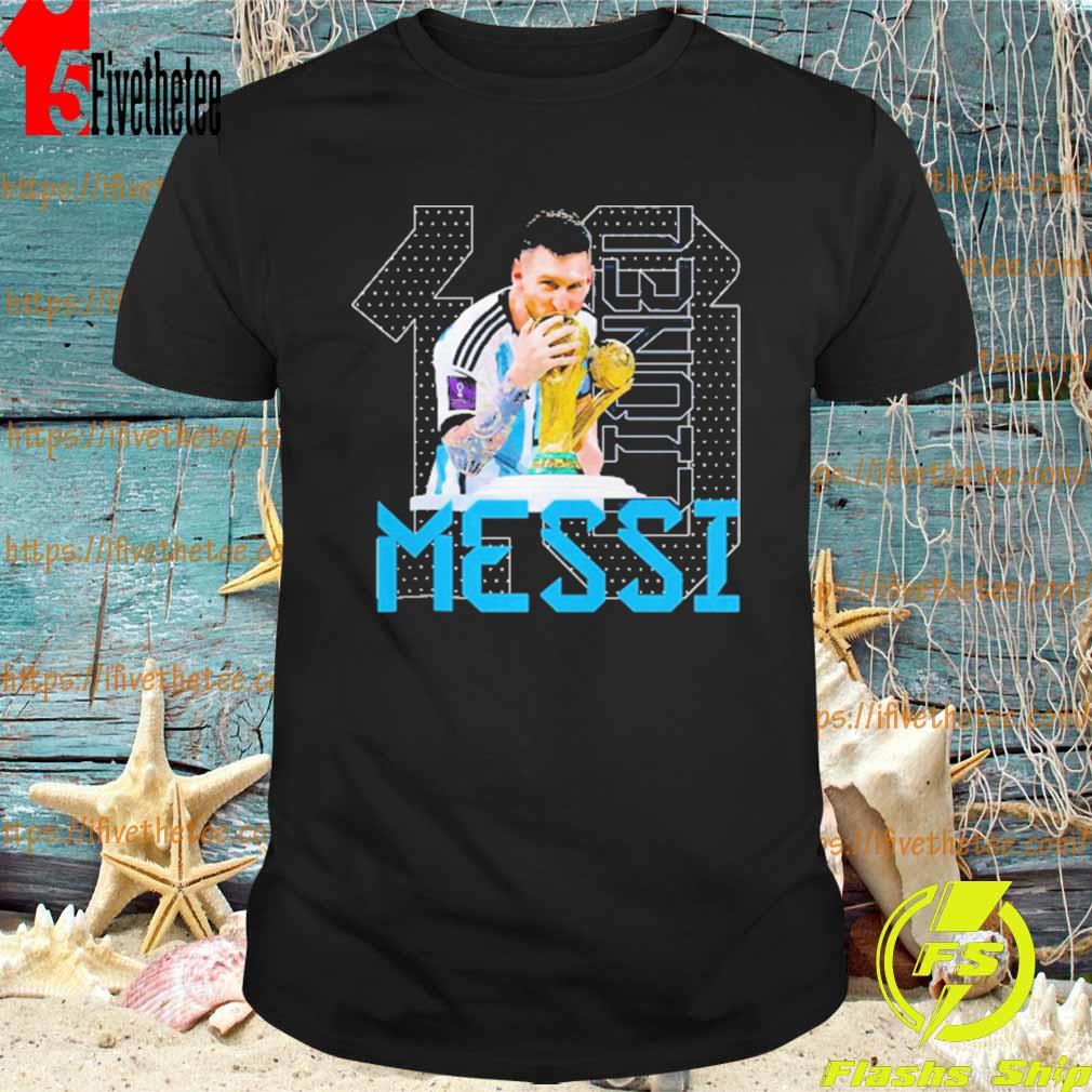 Lionel MessiArgentina Champion World Cup T-Shirt