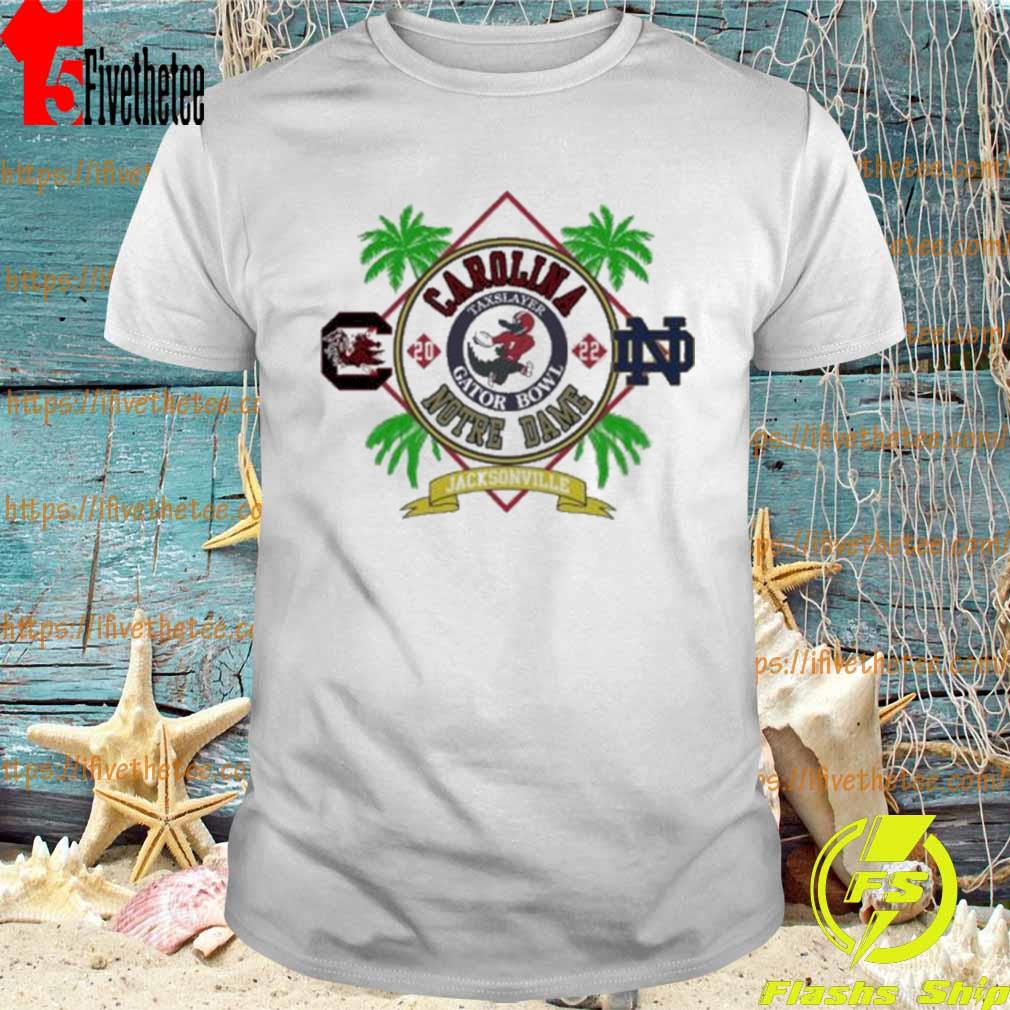 Official Carollina Taxslayer Gator Bowl Notre Dame Jacksonville T-Shirt