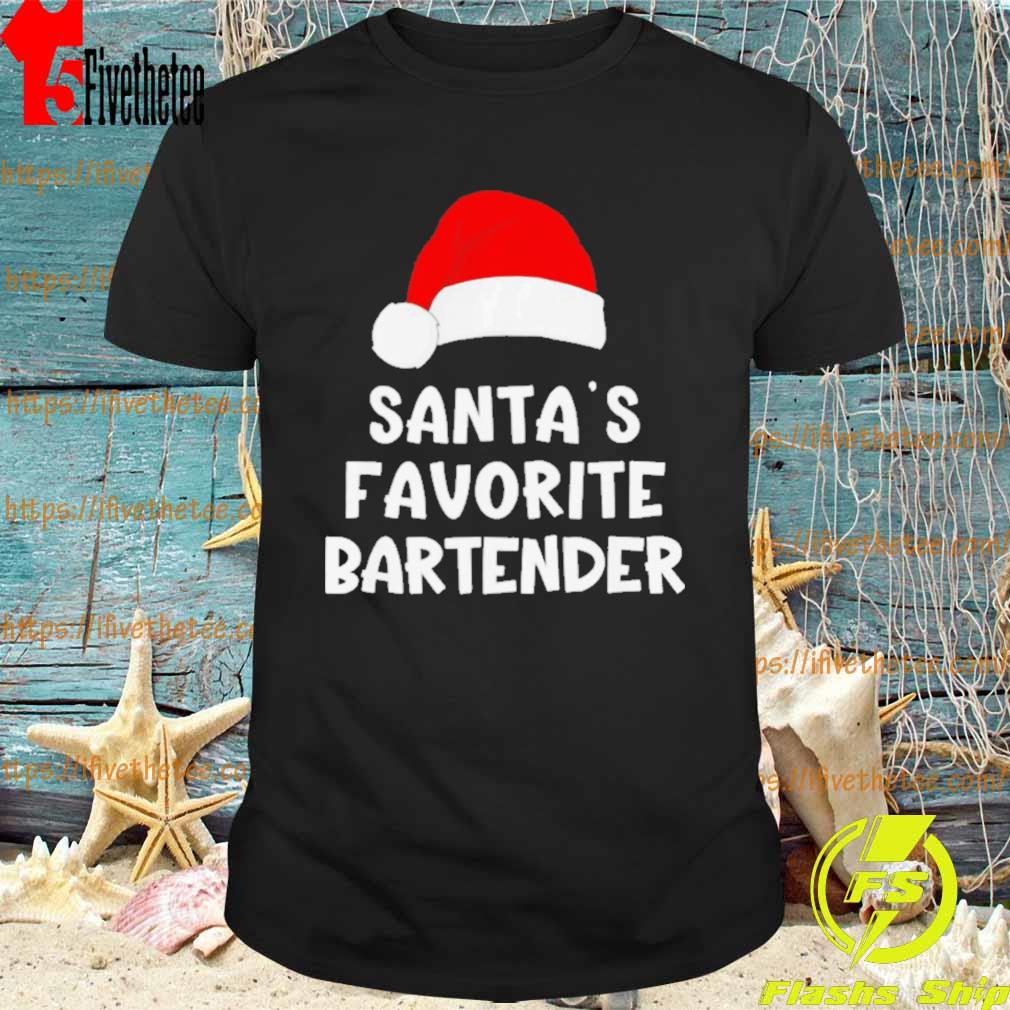 Santa’s Favorite Bartender 2022 Merry Christmas sweatshirt