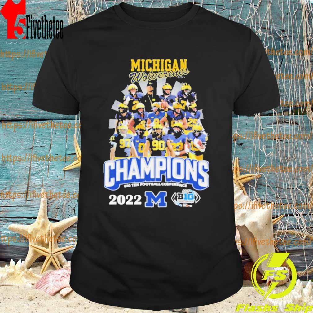The Michigan Wolverines 2022 Big Ten Football Conference Champions Shirt