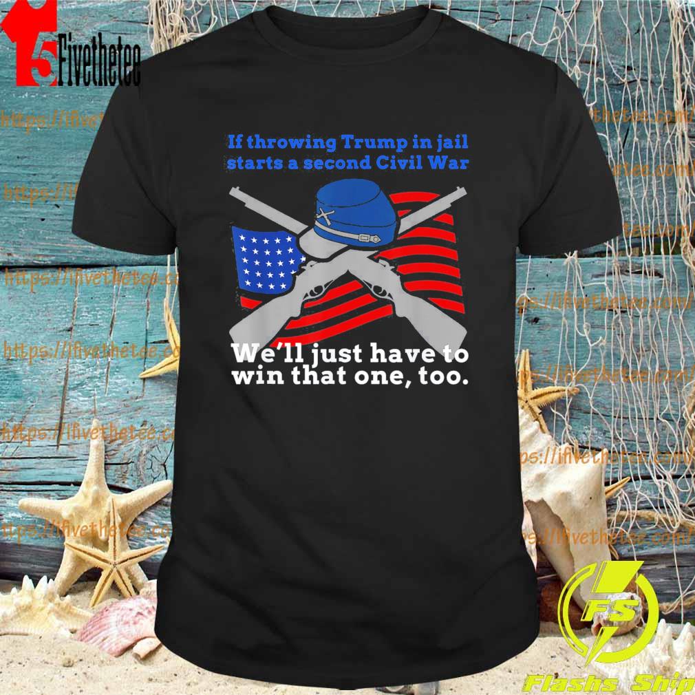 Throw Trump in Prison Clever Anti Trump 2024 Liberal T-Shirt