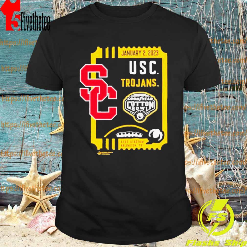 USC Trojans January 2 2023 Goodyear Cotton Bowl Shirt