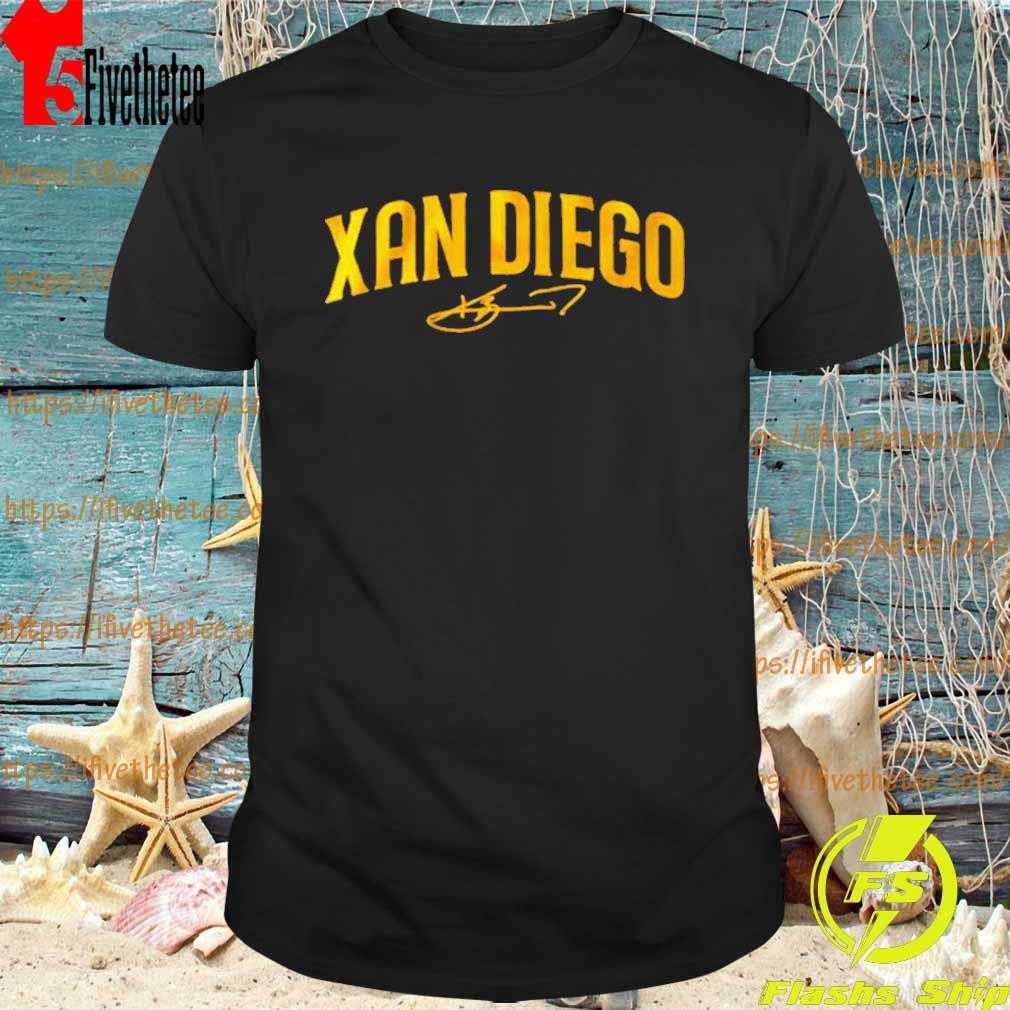 Xander Bogaerts Xan Diego Modern Signature Shirt