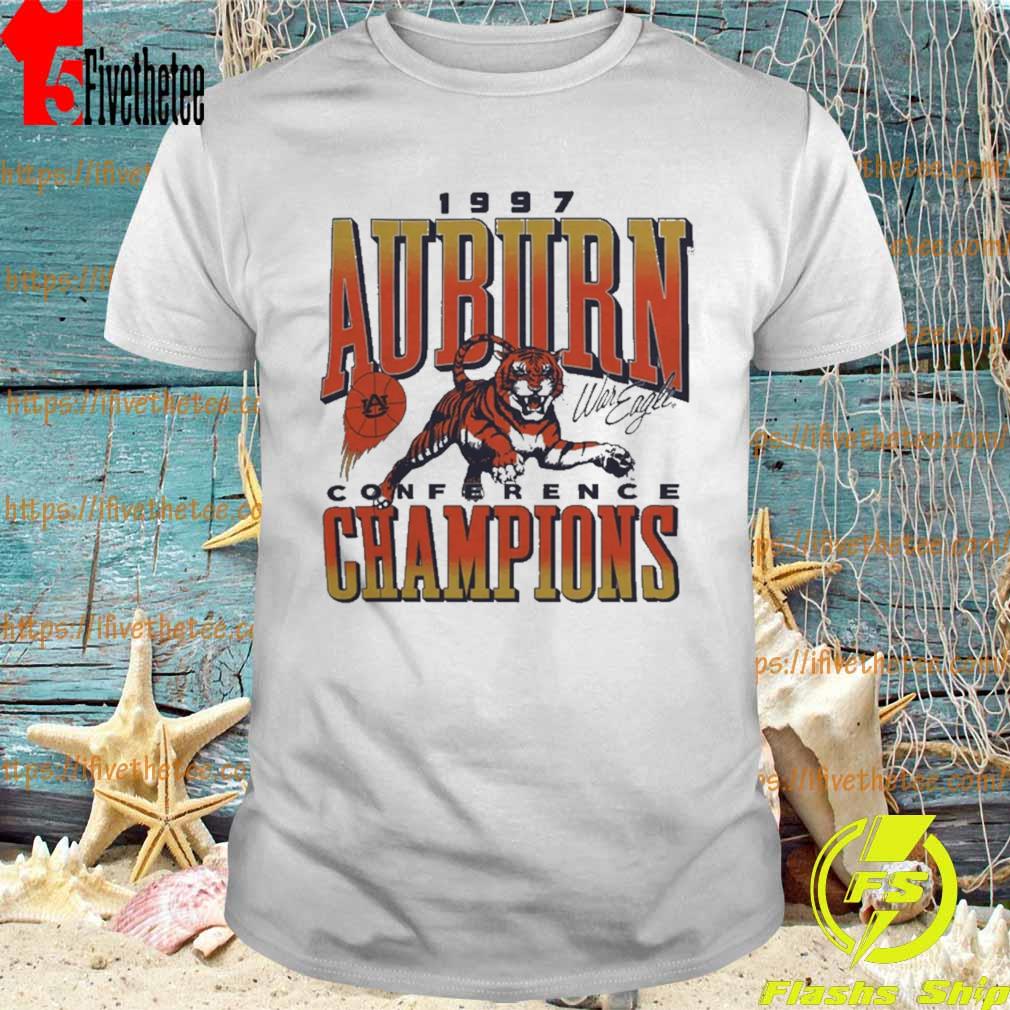 1997 Auburn Conference Champions War Eagle Auburn Women's Basketball Shirt