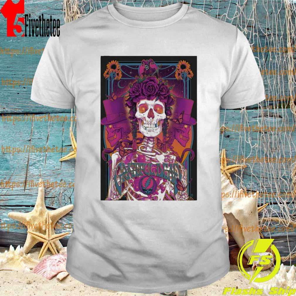 Grateful dead 2023 poster limited bottleneck gallery grateful dead artist series shirt
