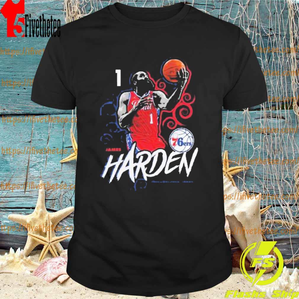 James Harden Philadelphia 76Ers Competitor T- Shirt