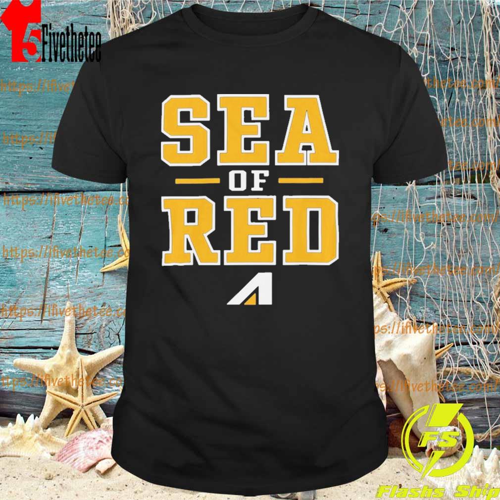 NFL Kansas City Chiefs SEA Of RED Charlie Hustle Mens T Shirt