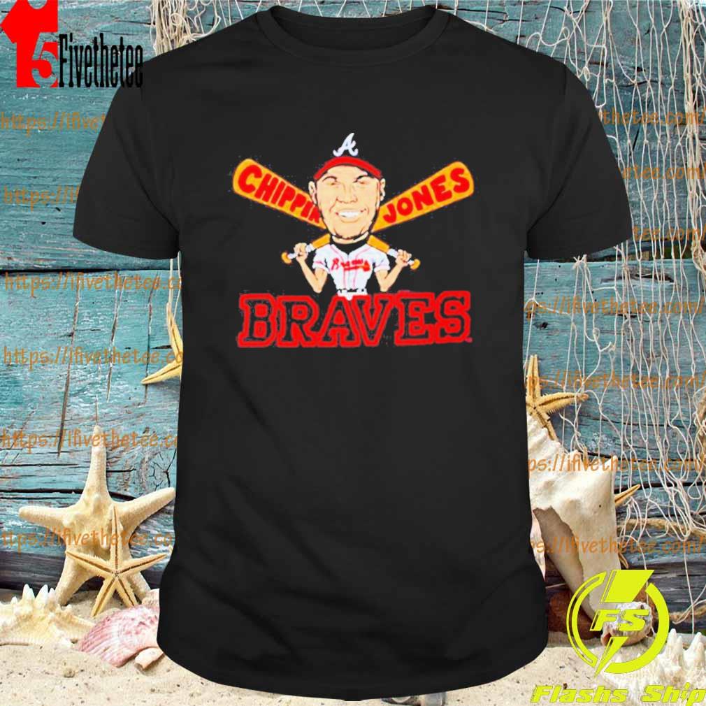 Official Chipper Jones Atlanta Braves Baseball Shirt