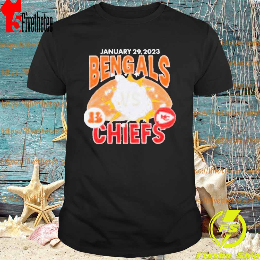 Official Cincinnati Bengals Vvs Kansas City Chiefs Football Jan 2023 Shirt