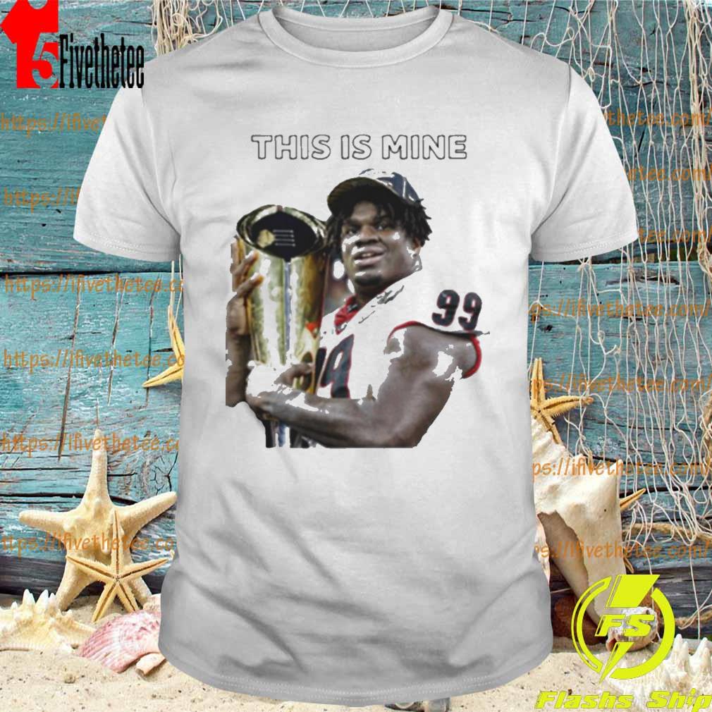 This is mine Jordan davis national championship Georgia Bulldogs shirt