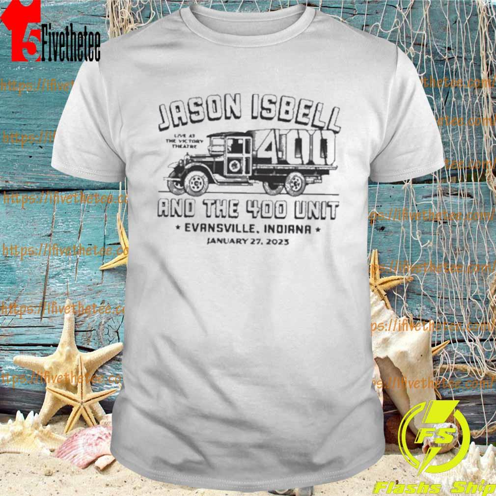 Jason Isbell And The 400 Unit Evansville, Jan 27th 2023, The Victory Theatre Indiana Shirt